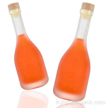 Bouteille de vitron bouteille de vin de fruits petites bouteilles en verre